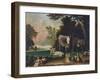 Peaceable Kingdom, Ca 1848-Edward Hicks-Framed Giclee Print