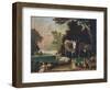 Peaceable Kingdom, Ca 1848-Edward Hicks-Framed Giclee Print