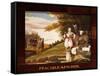 Peaceable Kingdom-Edward Hicks-Framed Stretched Canvas