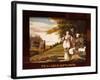 Peaceable Kingdom-Edward Hicks-Framed Giclee Print