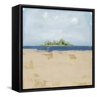 Peaceful Beach 2-David Dauncey-Framed Stretched Canvas