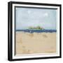 Peaceful Beach 2-David Dauncey-Framed Giclee Print