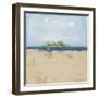 Peaceful Beach 2-David Dauncey-Framed Giclee Print