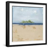 Peaceful Beach 2-David Dauncey-Framed Giclee Print