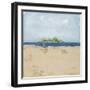 Peaceful Beach 2-David Dauncey-Framed Giclee Print