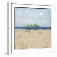 Peaceful Beach 2-David Dauncey-Framed Giclee Print