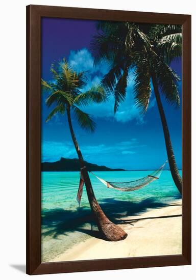 Peaceful Beaches-null-Framed Poster