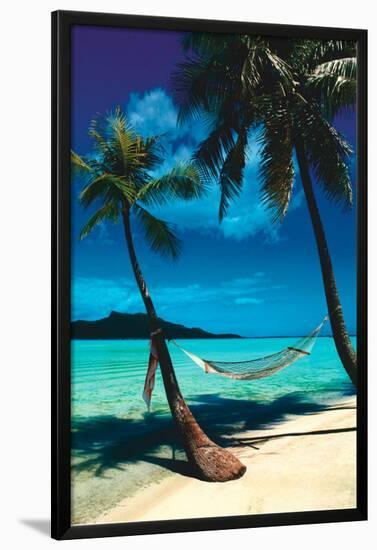 Peaceful Beaches-null-Lamina Framed Poster