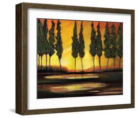 Peaceful California Trees-Judith D'Agostino-Framed Art Print