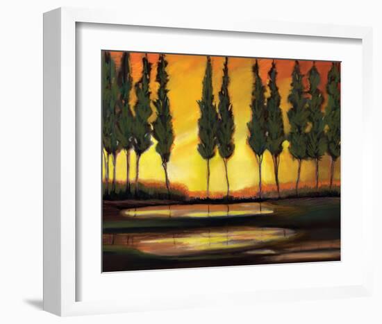 Peaceful California Trees-Judith D'Agostino-Framed Art Print