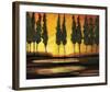 Peaceful California Trees-Judith D'Agostino-Framed Art Print