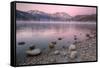 Peaceful Dawn at June Lake-Vincent James-Framed Stretched Canvas