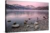 Peaceful Dawn at June Lake-Vincent James-Stretched Canvas