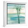 Peaceful Dusk II Tropical-Chris Paschke-Framed Art Print