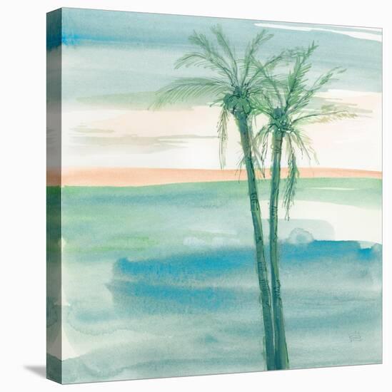 Peaceful Dusk II Tropical-Chris Paschke-Stretched Canvas