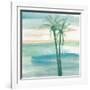 Peaceful Dusk II Tropical-Chris Paschke-Framed Art Print