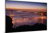 Peaceful Early Morning at Golden Gate Bridge-null-Mounted Photographic Print