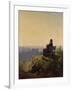 Peaceful Evening-Carl Spitzweg-Framed Giclee Print