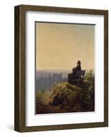 Peaceful Evening-Carl Spitzweg-Framed Giclee Print