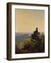 Peaceful Evening-Carl Spitzweg-Framed Giclee Print