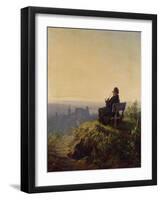 Peaceful Evening-Carl Spitzweg-Framed Giclee Print