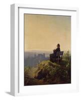 Peaceful Evening-Carl Spitzweg-Framed Giclee Print