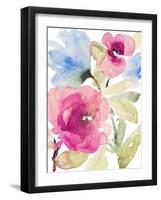 Peaceful Florals I-Lanie Loreth-Framed Art Print