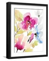 Peaceful Florals II-Lanie Loreth-Framed Art Print