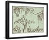 Peaceful Garden I-Nancy Slocum-Framed Art Print