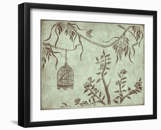 Peaceful Garden III-Nancy Slocum-Framed Art Print