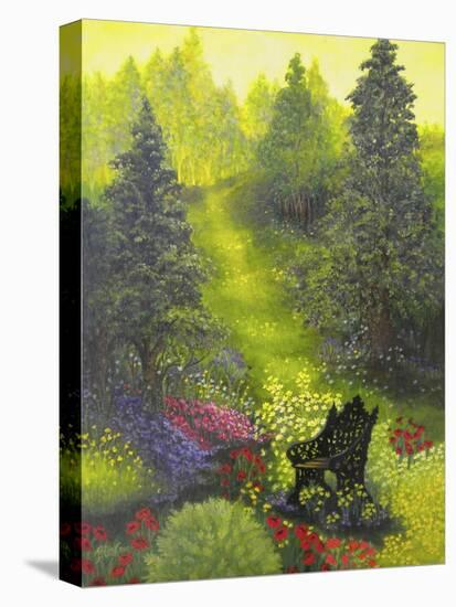 Peaceful Garden-Bonnie B. Cook-Stretched Canvas