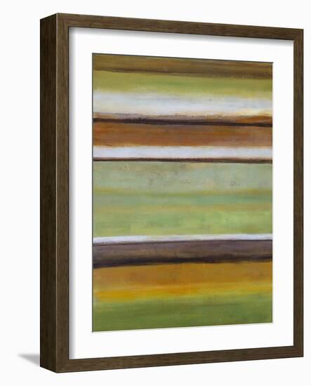 Peaceful Green III-Willie Green-Aldridge-Framed Art Print