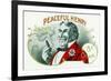 Peaceful Henry Brand Cigar Box Label-Lantern Press-Framed Premium Giclee Print