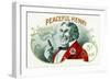 Peaceful Henry Brand Cigar Box Label-Lantern Press-Framed Art Print