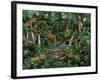 Peaceful Jungle-Betty Lou-Framed Giclee Print