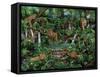 Peaceful Jungle-Betty Lou-Framed Stretched Canvas