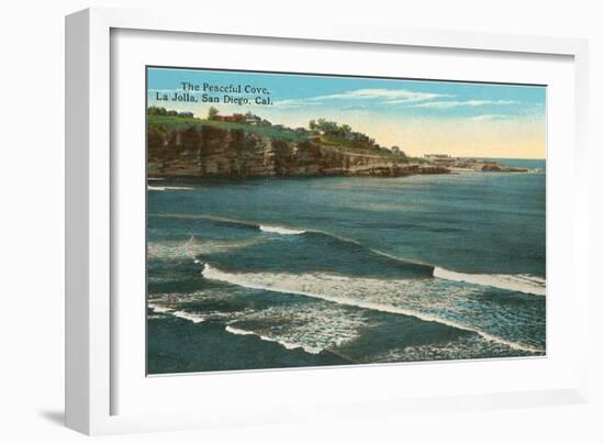 Peaceful La Jolla Cove, California-null-Framed Art Print