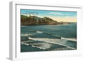 Peaceful La Jolla Cove, California-null-Framed Art Print