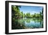 Peaceful Lake Scene with Greenery at One of the Lesser known Spots at West Lake in Hangzhou-Andreas Brandl-Framed Photographic Print