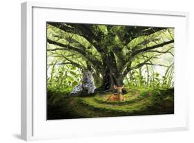 Peaceful Life-Ata Alishahi-Framed Giclee Print