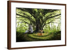 Peaceful Life-Ata Alishahi-Framed Giclee Print