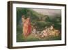 Peaceful Love, C.1718-19-Jean Antoine Watteau-Framed Giclee Print