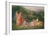 Peaceful Love, C.1718-19-Jean Antoine Watteau-Framed Giclee Print