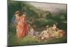 Peaceful Love, C.1718-19-Jean Antoine Watteau-Mounted Giclee Print