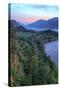 Peaceful Morning at Columbia River Gorge, Oregon-Vincent James-Stretched Canvas