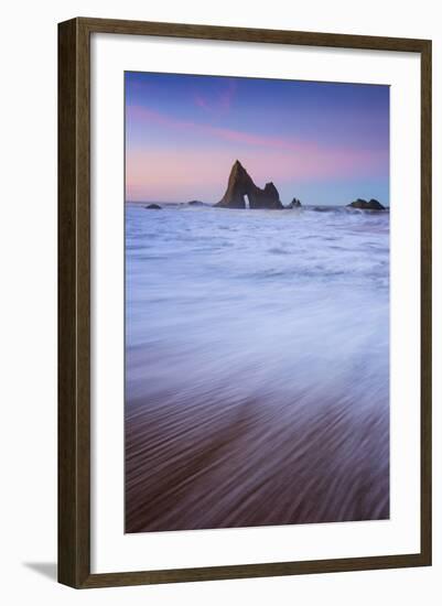 Peaceful Morning Beach, Half Moon Bay, Martin's Beach, California Coast-Vincent James-Framed Photographic Print