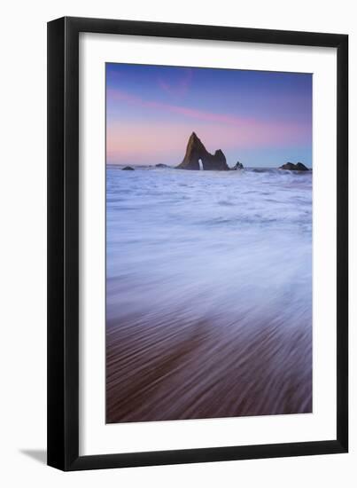 Peaceful Morning Beach, Half Moon Bay, Martin's Beach, California Coast-Vincent James-Framed Photographic Print