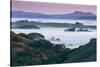 Peaceful Morning Mist and Fog Petaluma Sonoma California-Vincent James-Stretched Canvas