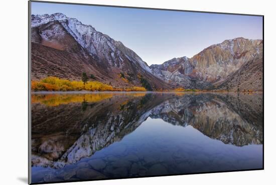 Peaceful Morning Reflection at Convict Lake, Eastern Sierras, California-Vincent James-Mounted Photographic Print