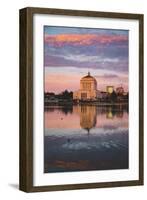 Peaceful Morning Reflections, Lake Merritt, Oakland California-Vincent James-Framed Photographic Print